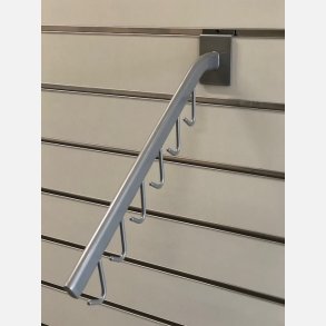 Taske fronthng med 6 kroge til rillepanel